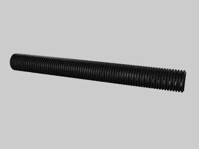 Corrugated drainage pipes KORSYS highpoly 3D model