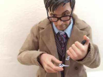 Doctor Who TARDIS Key perception filter Miniature 6th Scale 3D print model