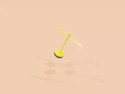 Doraemon Take Copter - Bamboo Copter - The Hopter 3D model