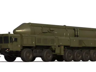 RS-26 Oreshnik Rubezh IRBM 3D model