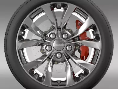 Chrysler 300 Limited 2015 wheel 3D model