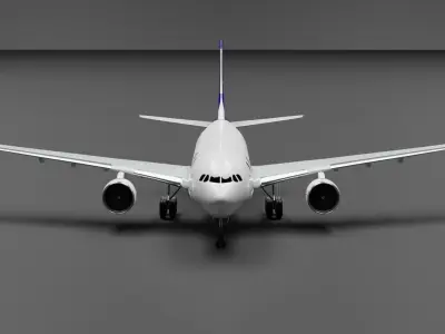 Airbus A300 FedEx Cargo Livery 3D model