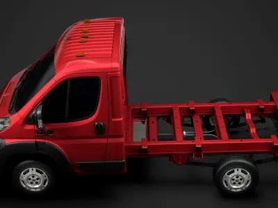 Ram Promaster Truck Single Cab 3000 WB 2020 3D model