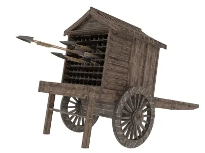 Ancient artillery Shenji Arrow 3D model