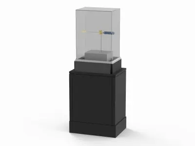 Museum Exhibit of MTSat Satellite 3D model