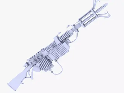 Wunderwaffe DG-2 Low-poly 3D model