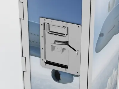 Bordbar Airline Trolley 3D model