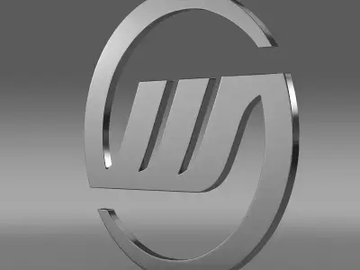 Williams Logo 3D model
