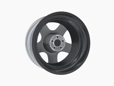 Nissan Sentra 1998 15 OEM wheel Low-poly 3D model