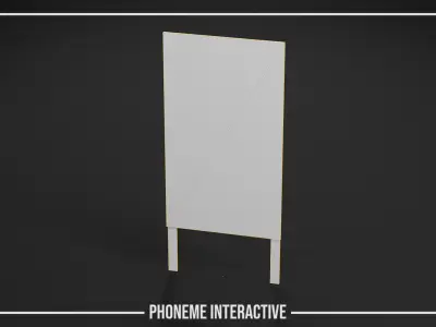 Shooting Target - Game Ready Low Poly Prop with 4K PBR Free low-poly 3D model