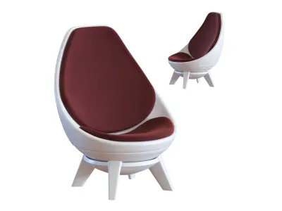 Modern Chair - Sway Lounge Seating Low-poly 3D model