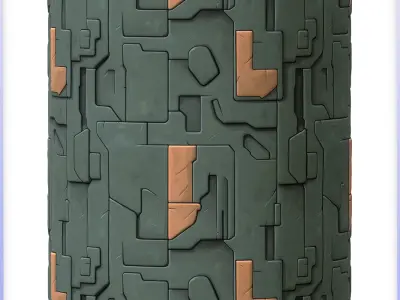 SciFi Seamless Texture Texture 78