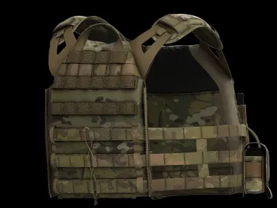 Plate Carriers CRYE JPC 2 V2 Low-poly 3D model