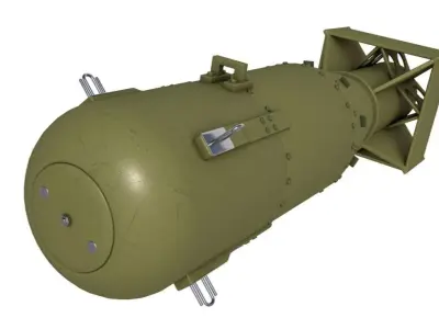Little Boy Atomic Bomb 3D model