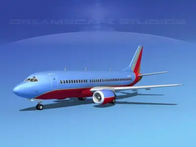 Boeing 737-300 Southwest Airlines 1 3D model