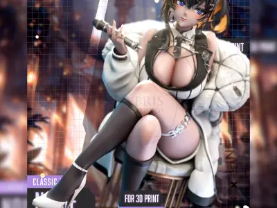 Noise Classic Diva Version from Nikke Commercial Package 3D print model