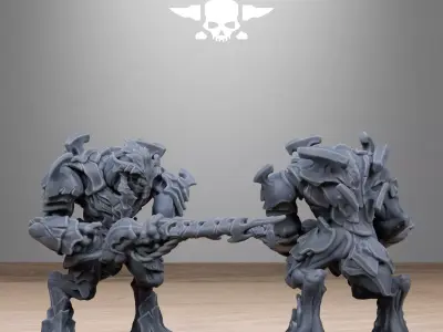 Xenarid Warriors 3D print model