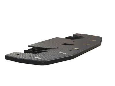 Spoiler bodykit auto motor tuning bumper 3D model