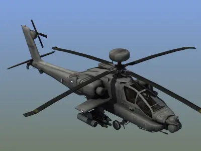 AH-64D Apache Longbow 3D model
