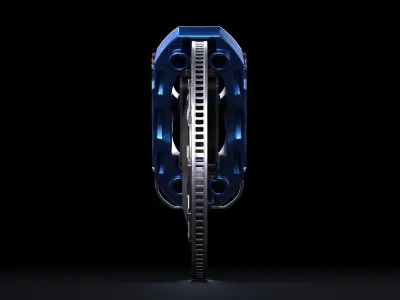 Endless Mono 4R Brake Kit Low-poly 3D model