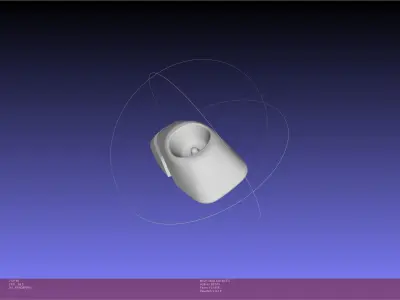 Evangelion Shinji Hairclip 3D print model