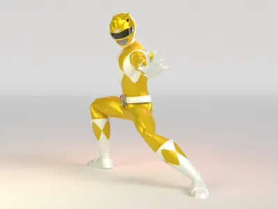 Yellow Ranger - Power Ranger 3D model