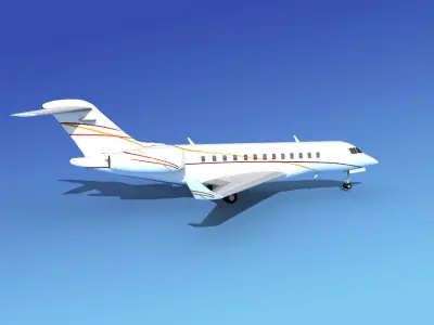 Global Express XRS V11 3D model