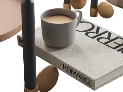 075 Living decor set PIERROT PACK 00 3D model