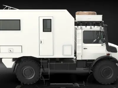 Unimog atlas 4x4 3D model