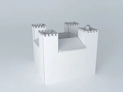 Old castle Free 3D model