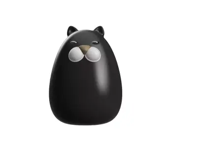 Watering cat 3D print model