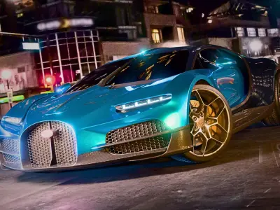 Bugatti Tourbillon 2027 Rigged 3D model