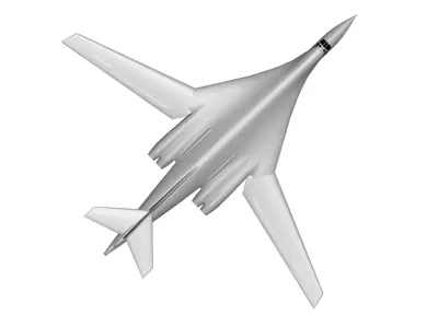 Tupolev Tu-160 3D model