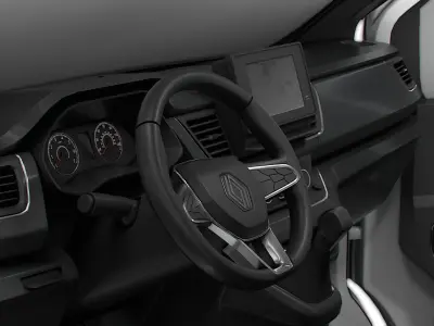 Renault Trafic Van L1H2 HQInterior 2024 3D model