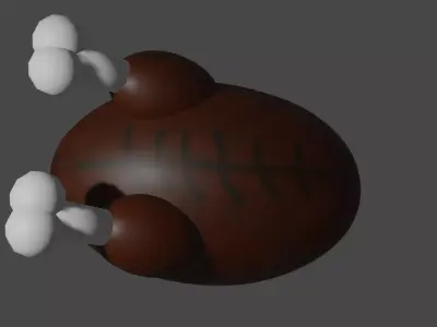 Turky football Free 3D model