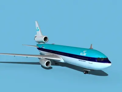 McDonnell Douglas MD-11 KLM 3D model