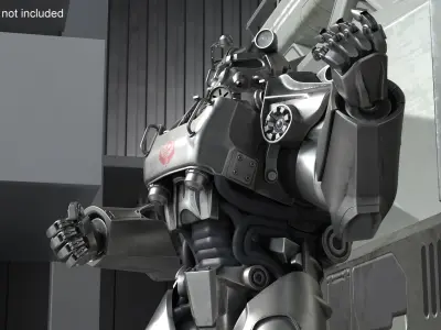 T 60 Combat Armor Fallout Talking for 3D Print 3D print model