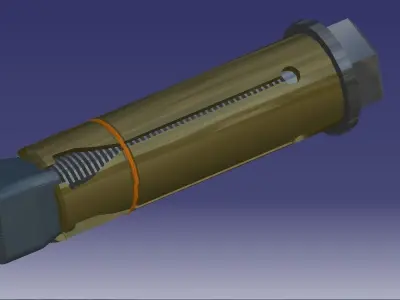 Shield Anchor Loose Bolt Free 3D model