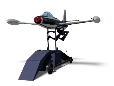 Republic F-84 G15 3D model