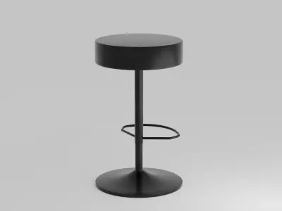 Modern Bar Chair Free 3D model
