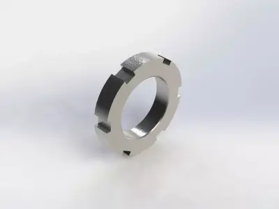 Porca SKF KM 9 Nut 3D model