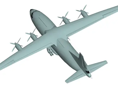 Antonov An-12 3D model