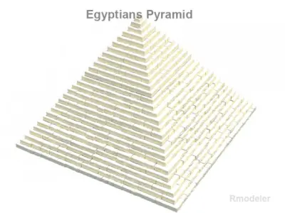 Pyramid egyptian 3D model