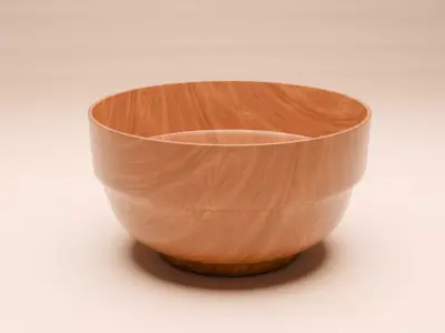 Japanese Miso Soup Bowl  Low-poly 3D model