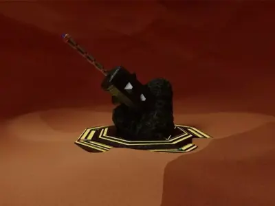 war hammer Medieval Arm Fantasy 3D model