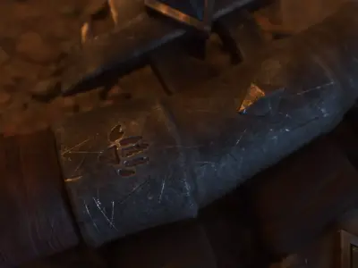  Stylized Axe GameReady Low-poly 3D model