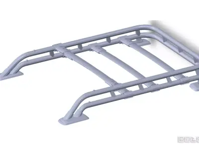 2019 Toyota 4Runner TRD Pro Genuine OEM Roof Rack 3D model