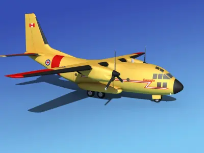 Alenia C-27A Spartan RCAF 3D model