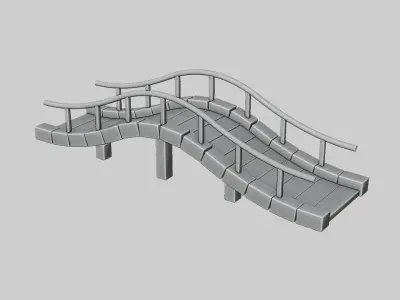 StyleCraft Bridge Free low-poly 3D model