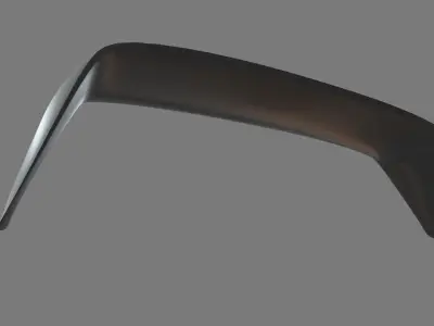 Car Spoiler 016 Low-poly 3D model